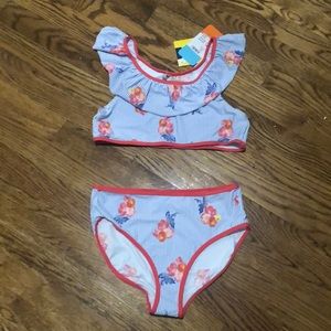 Girls striped bikini